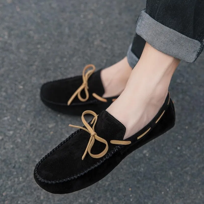 Лоферы мужские кожаные, Loafers for Men, черный SayfuR — фото 4