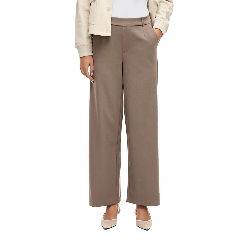 

Брюки с высокой талией Vila Varone Wide Leg, серый