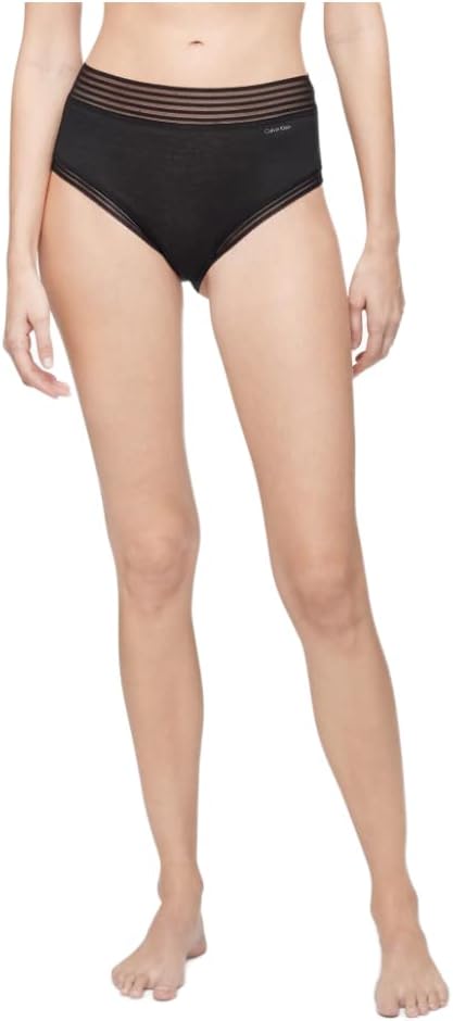 

Женские модальные трусы-слипы Calvin Klein с высокой талией, Black