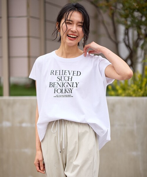 

Футболка с французским логотипом на рукаве ANY, цвет слоновая кость, Бежевый, Футболка с французским логотипом на рукаве ANY, цвет слоновая кость