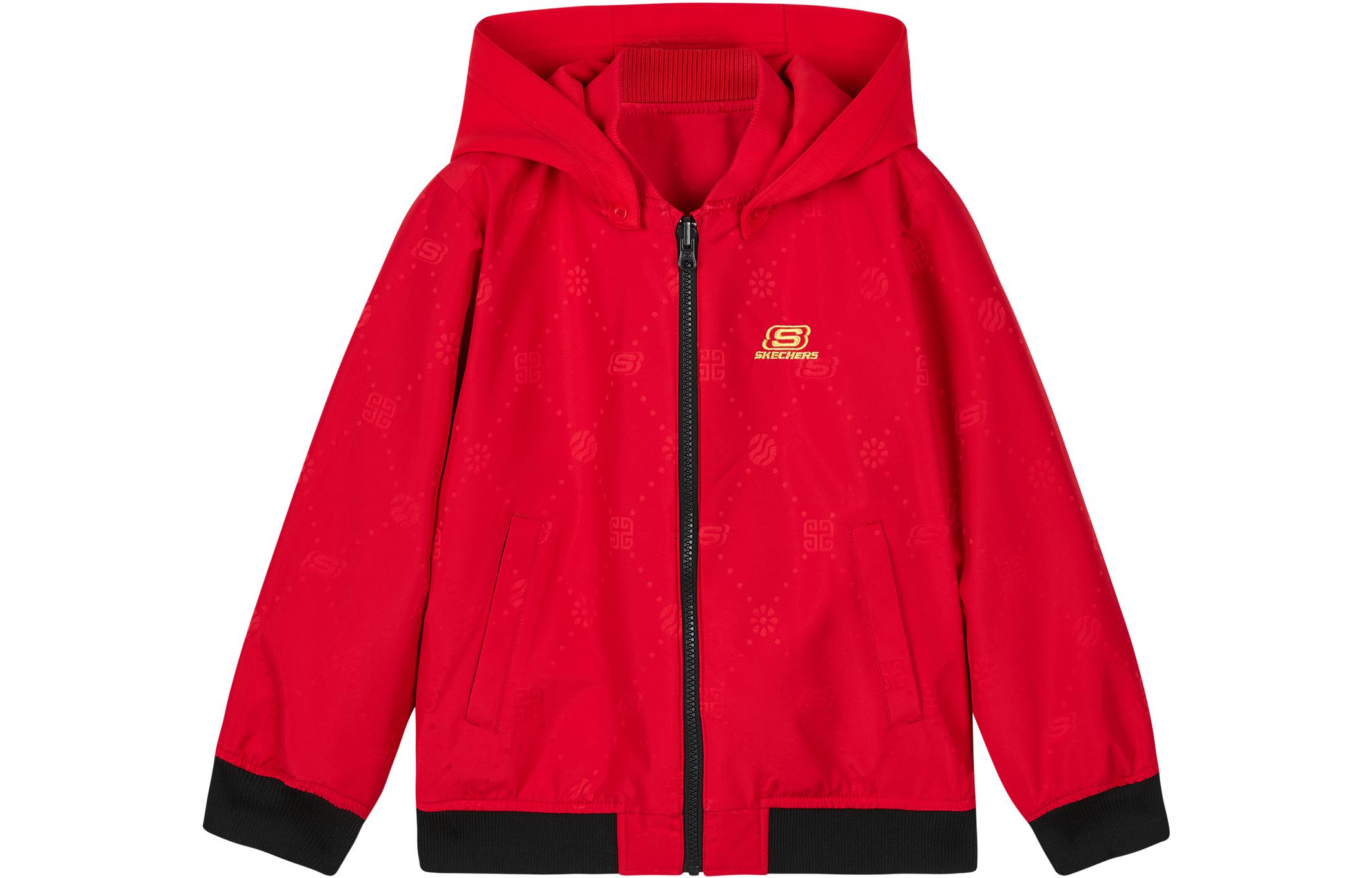 

Skechers Детская пуховая куртка New Year с красной основой и цветочным принтом