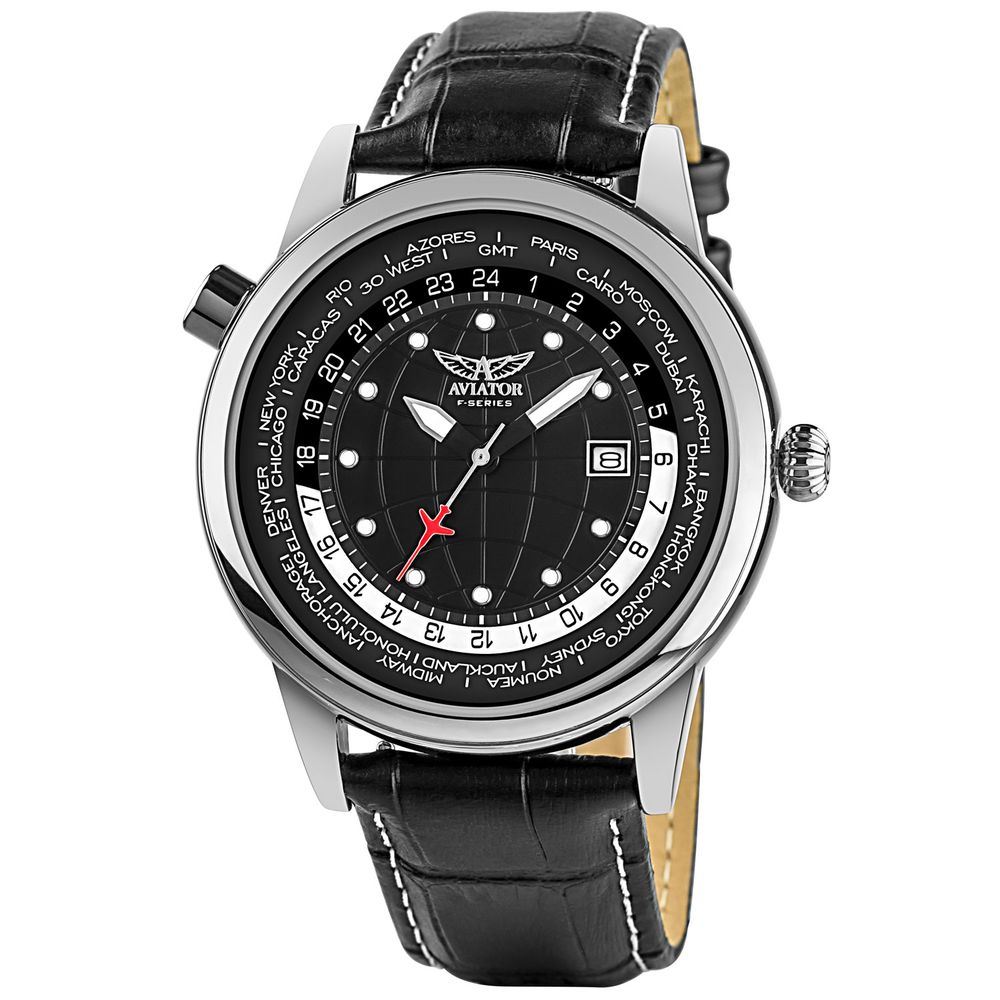 

Серебряные мужские часы Aviator Nation
