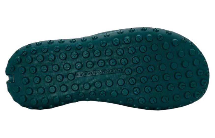 Under Armour Слайдеры унисекс черно-зеленые, цвет Black Green — фото 4