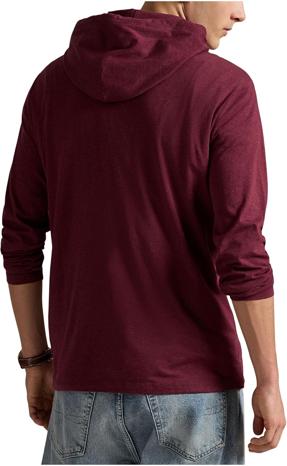 Мужская футболка с капюшоном POLO RALPH LAUREN из джерси, Spring Wine Heather — фото 2