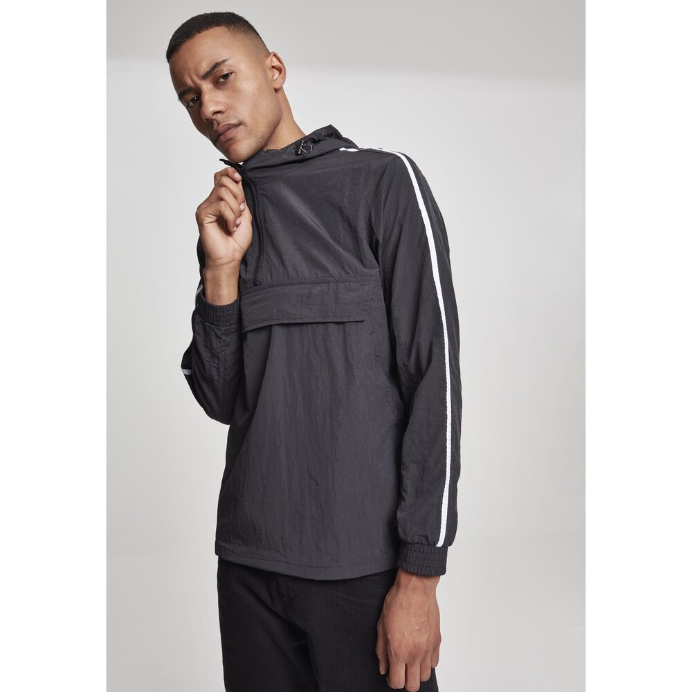 

Парка Urban Classics Crinkle Nylon Pull Over, черный