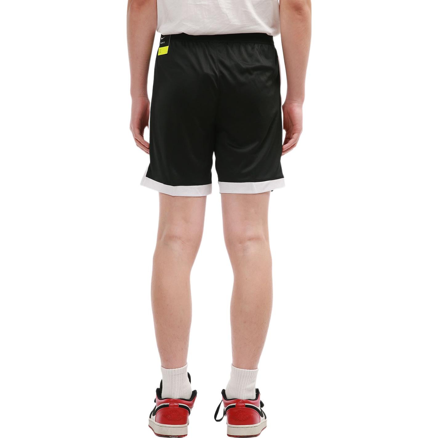 Шорты Men's Nike Stripe Logo Printing Elastic Waistband Casual Shorts Black DB8241-010 — фото 4