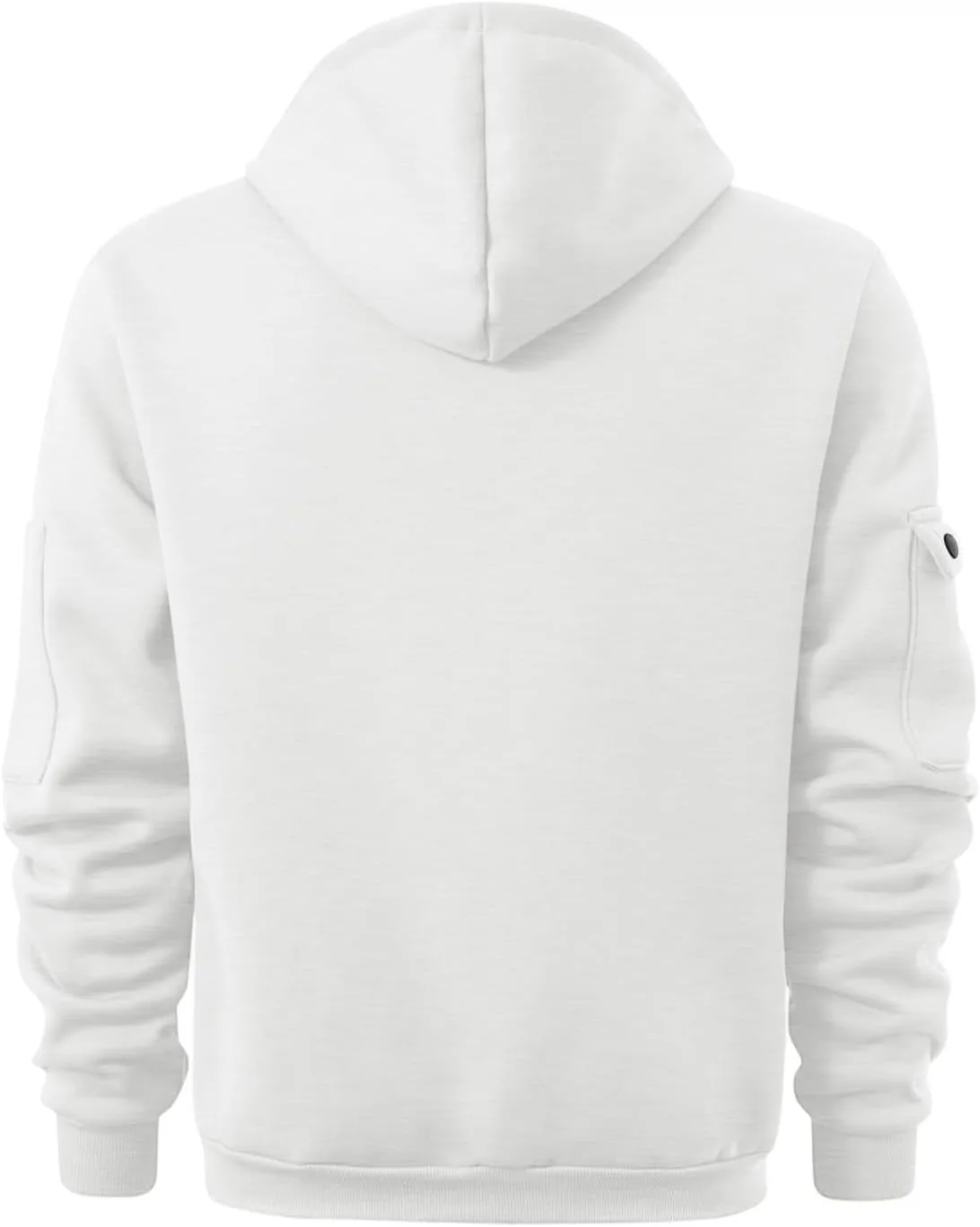 Мужская тактическая толстовка с капюшоном и карманами, Full Zip, S-5XL — фото 3