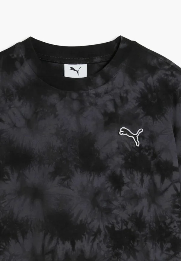 Футболка essentials в стиле casual с принтом тай-дай Puma, Black — фото 3