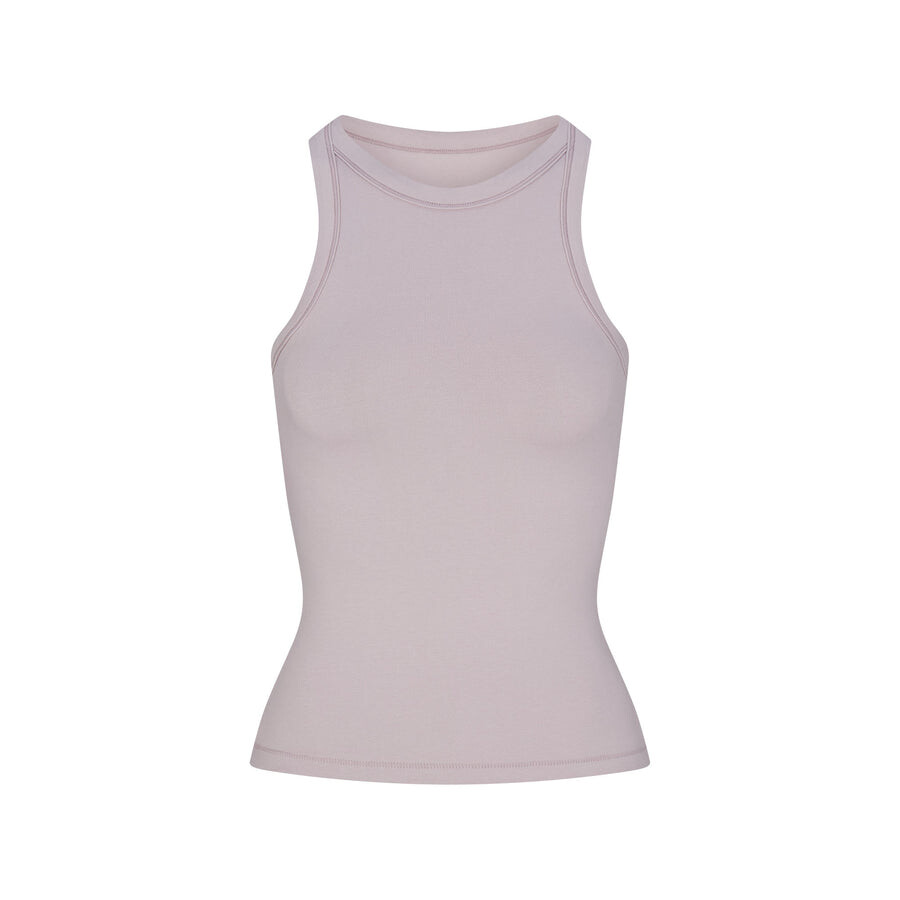 

Майка с круглым вырезом SKIMS Cotton Jersey, цвет Oyster