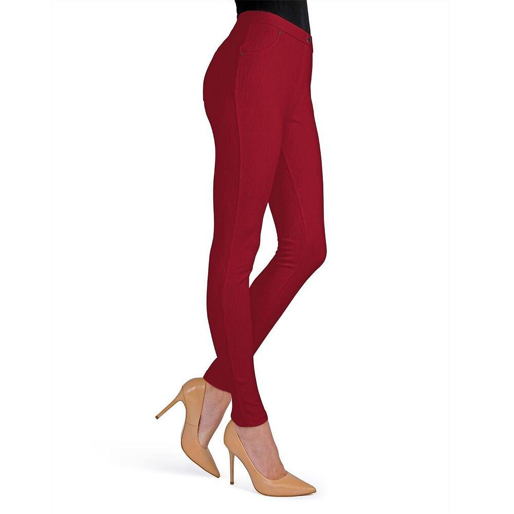 

Леггинсы Lisse Chino из смесового хлопка MeMoi, красный