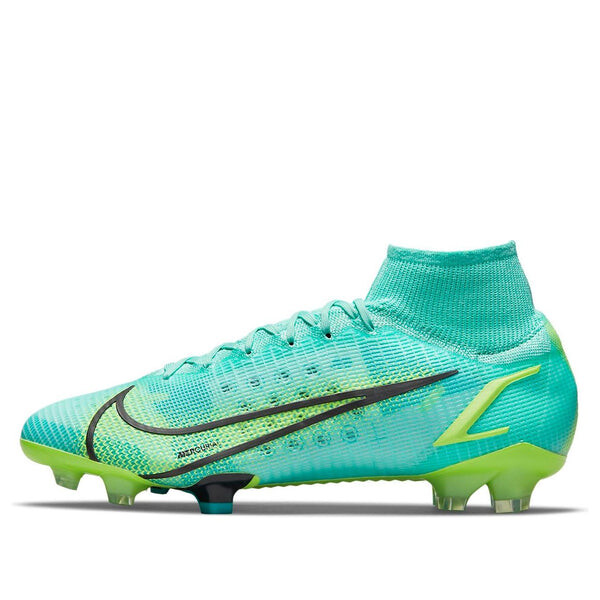 

Кроссовки mercurial superfly 8 elite fg 'dynamic turquoise lime glow' Nike, желтый