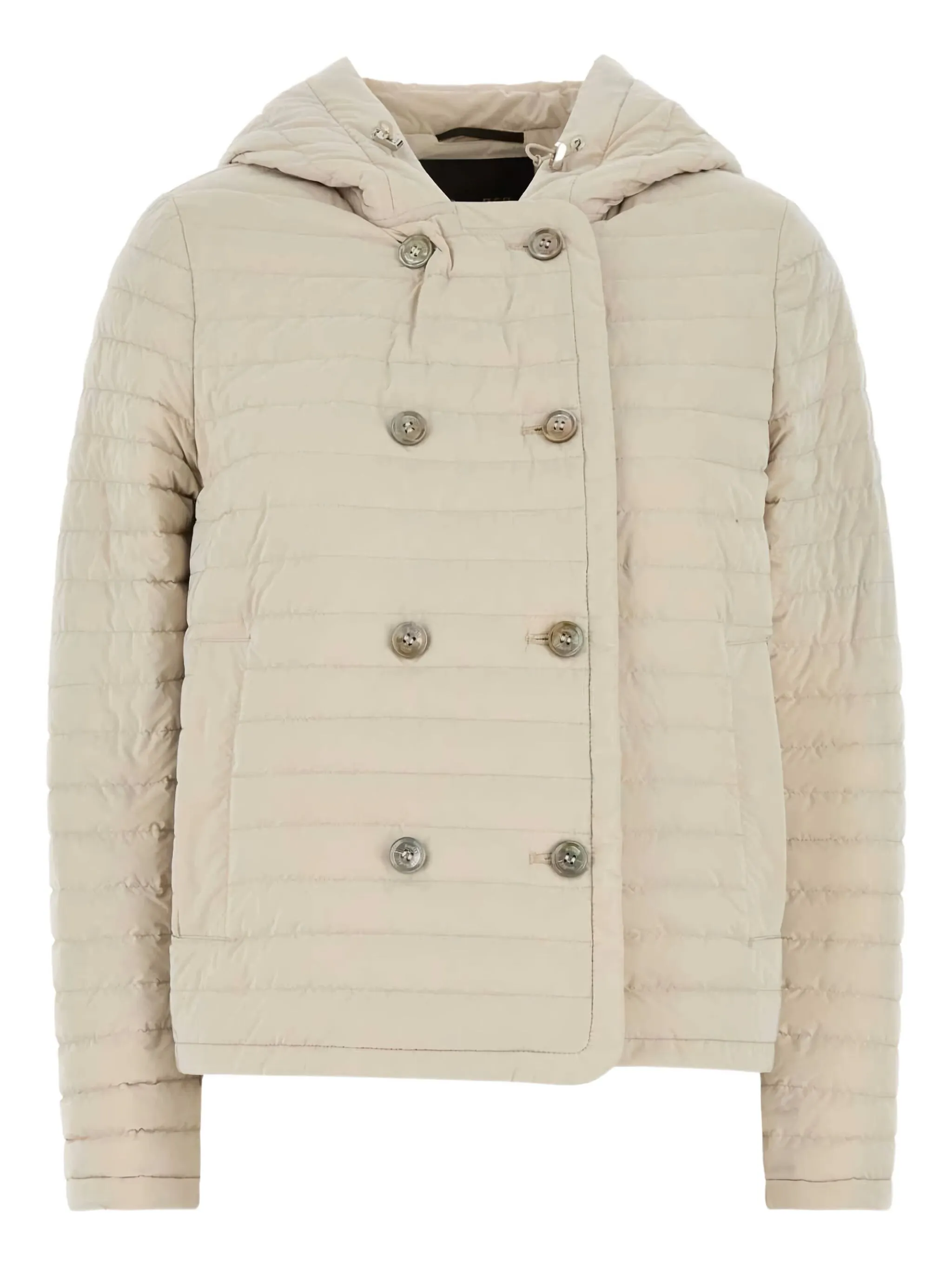 

Двубортный пуховик с капюшоном Moorer, бежевый