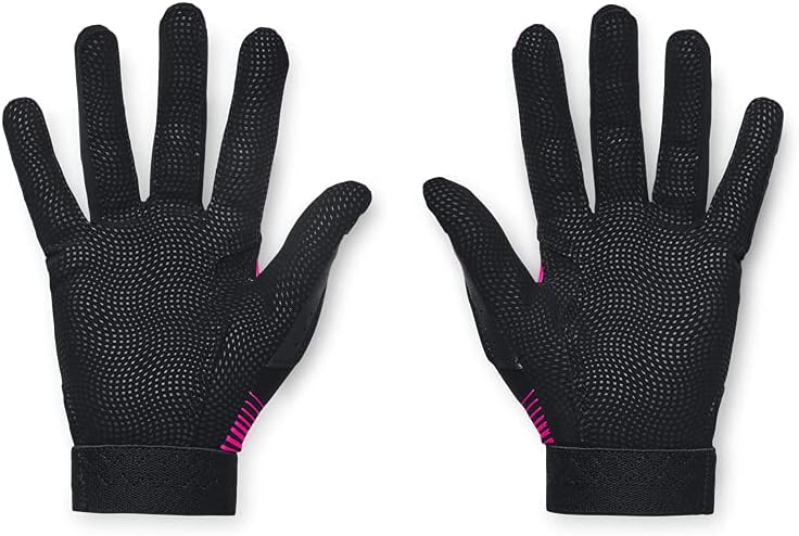 Футболка Under Armour Boys T Ball Clean Up 21, Black (001)/Tropic Pink — фото 2
