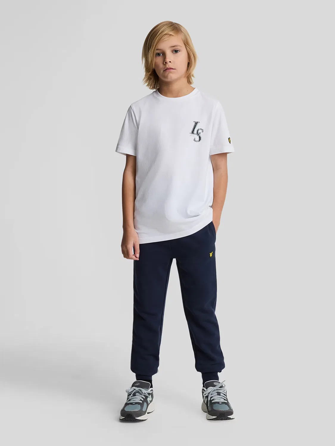 Зауженные брюки Lyle & Scott, Navy — фото 3