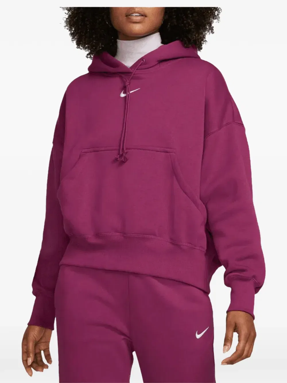 Толстовка оверсайз из флиса Phoenix Nike, фиолетовый