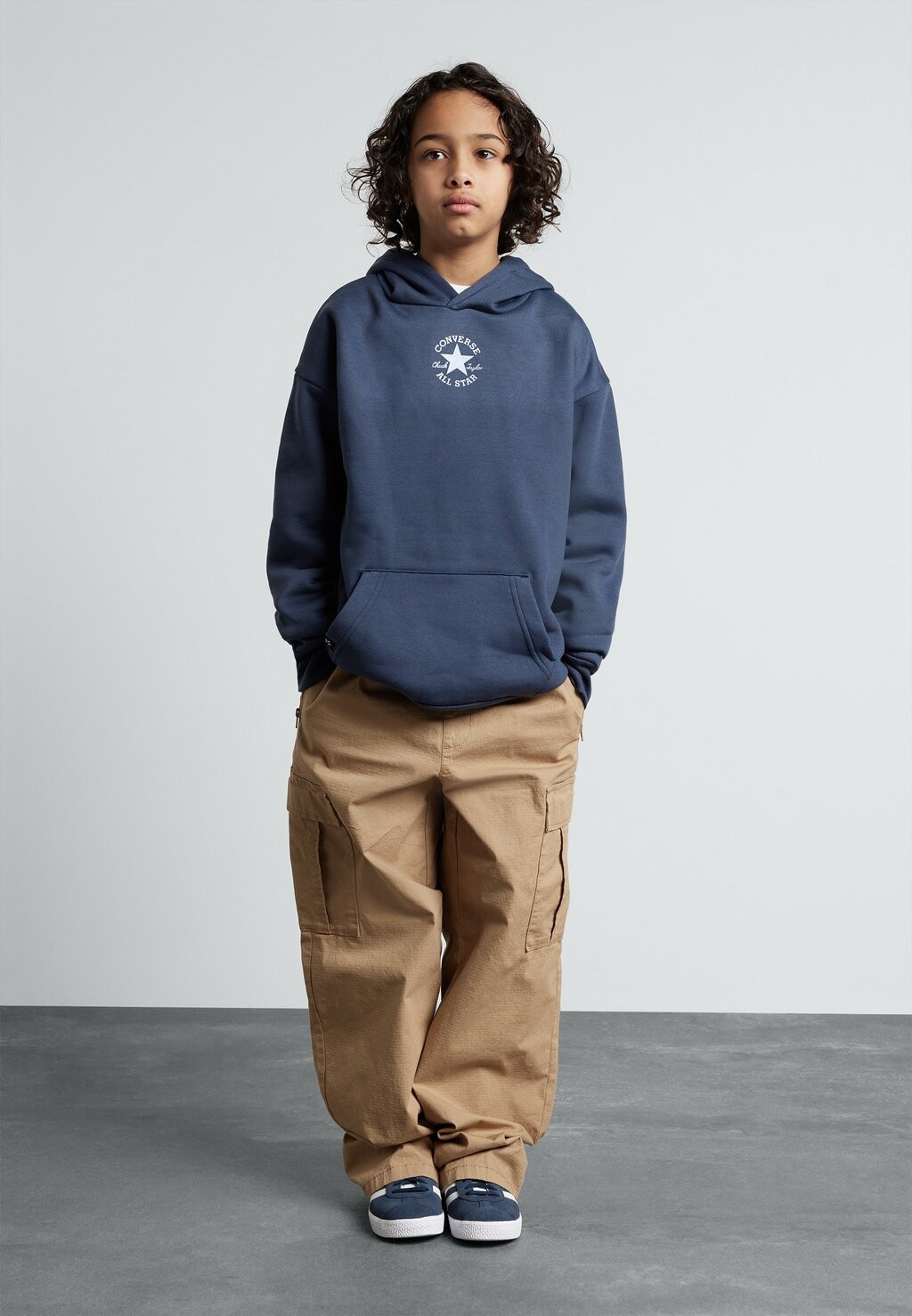 Толстовка SUSTAINABLE CORE HOODIE UNISEX Converse, цвет navy — фото 2