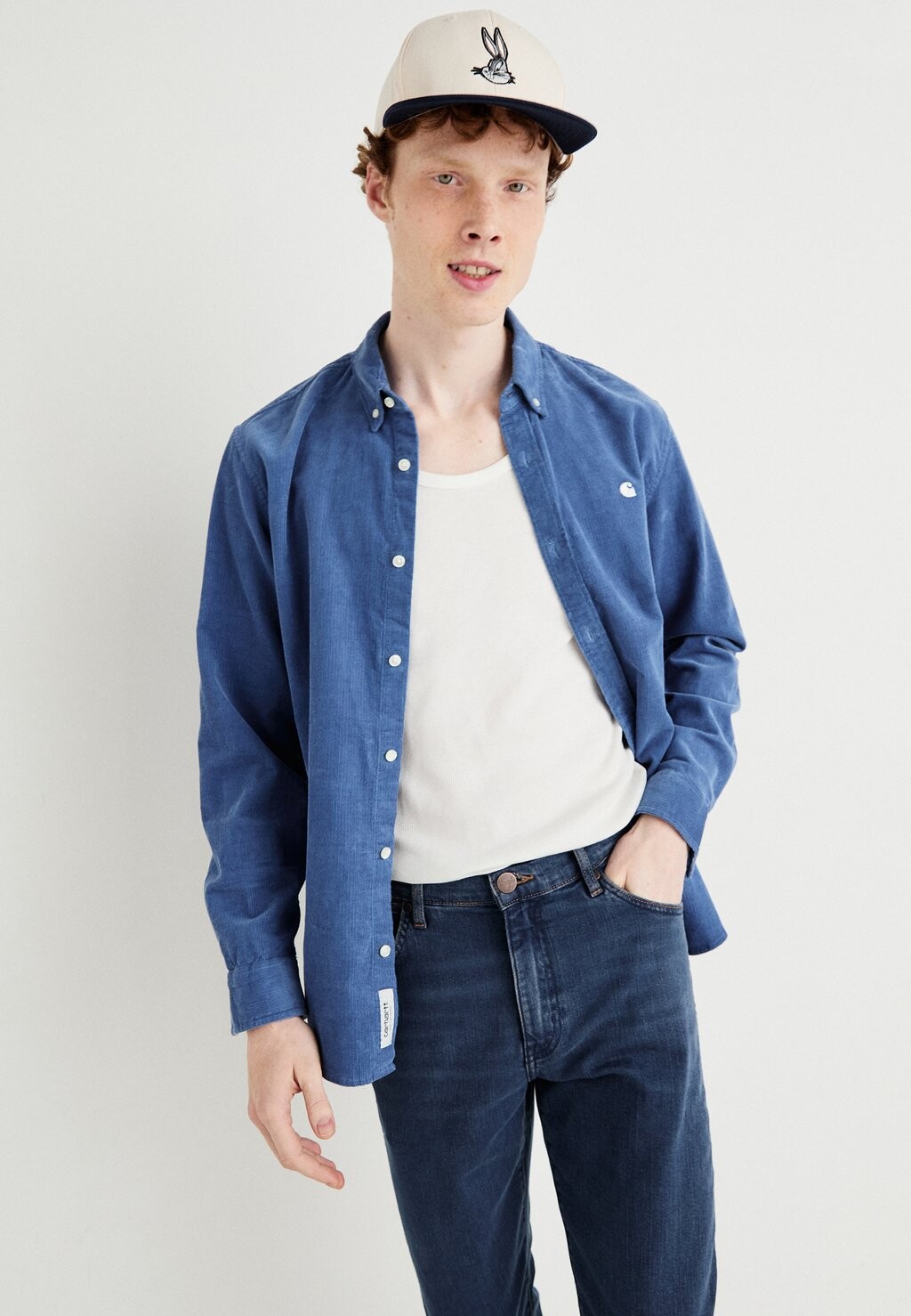 

Джинсы скинни LARSTON Wrangler, темно-синие джинсы
