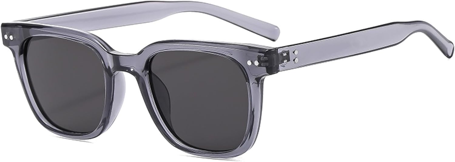 

Квадратные солнцезащитные очки в стиле ретро для женщин и мужчин, блокирующие УФ-излучение UV400, модные повседневные солнцезащитные очки для мужчин и женщин WNCKSQ, C1