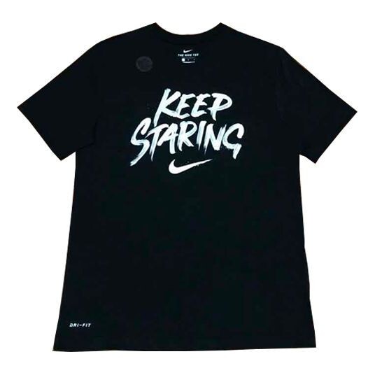 

Футболка с коротким рукавом с принтом для мужчин, Nike, черный