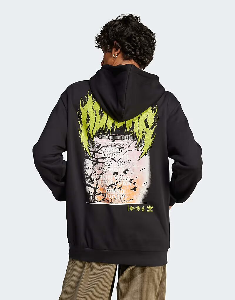 

Толстовка Adidas Originals Q12 training supply fashion death metal черного цвета