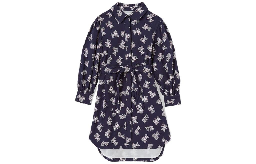 

Детское платье Burberry Kids, цвет Midnight