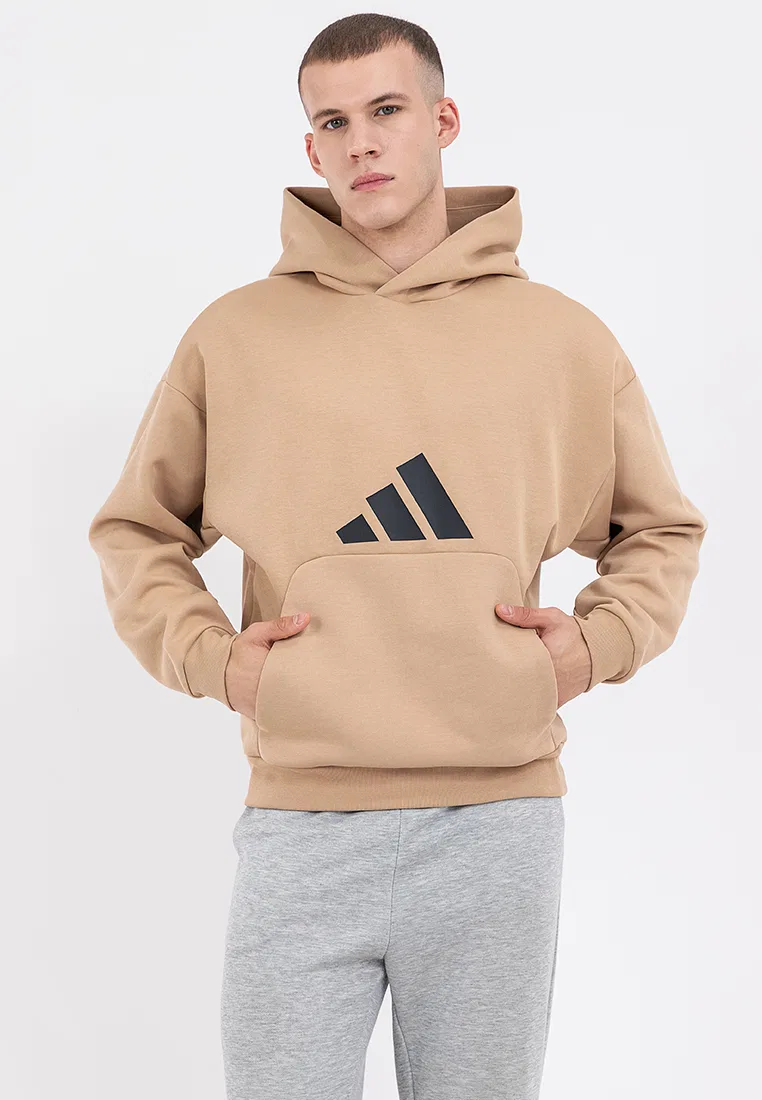 Толстовка с логотипом, Future Icons 3 Bar, Nike, черная Adidas