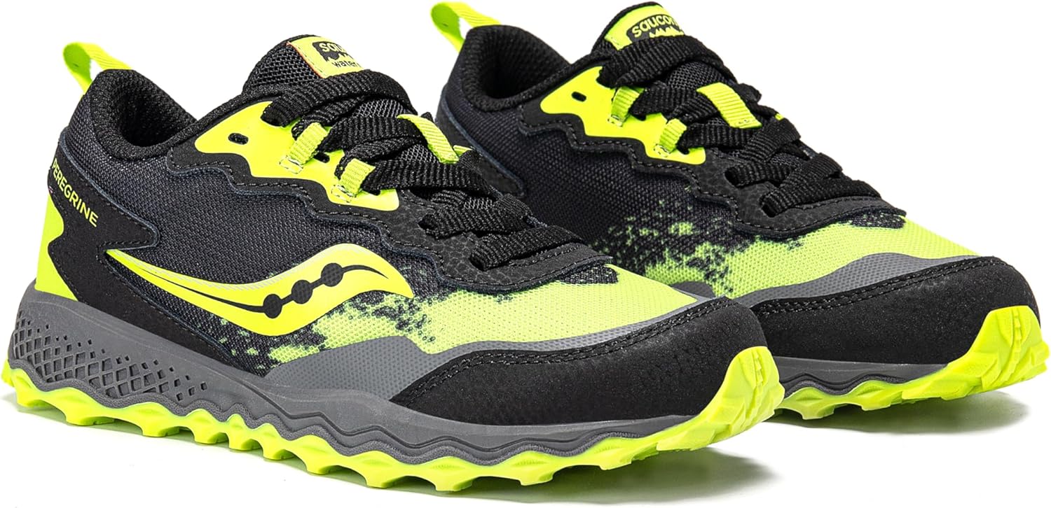 Детские кроссовки Saucony Peregrine Shield, черный — фото 2