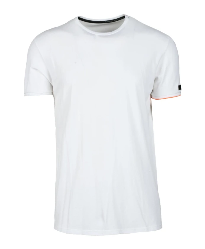 

Стильная футболка из смесовой хлопковой ткани. Rrd, белый