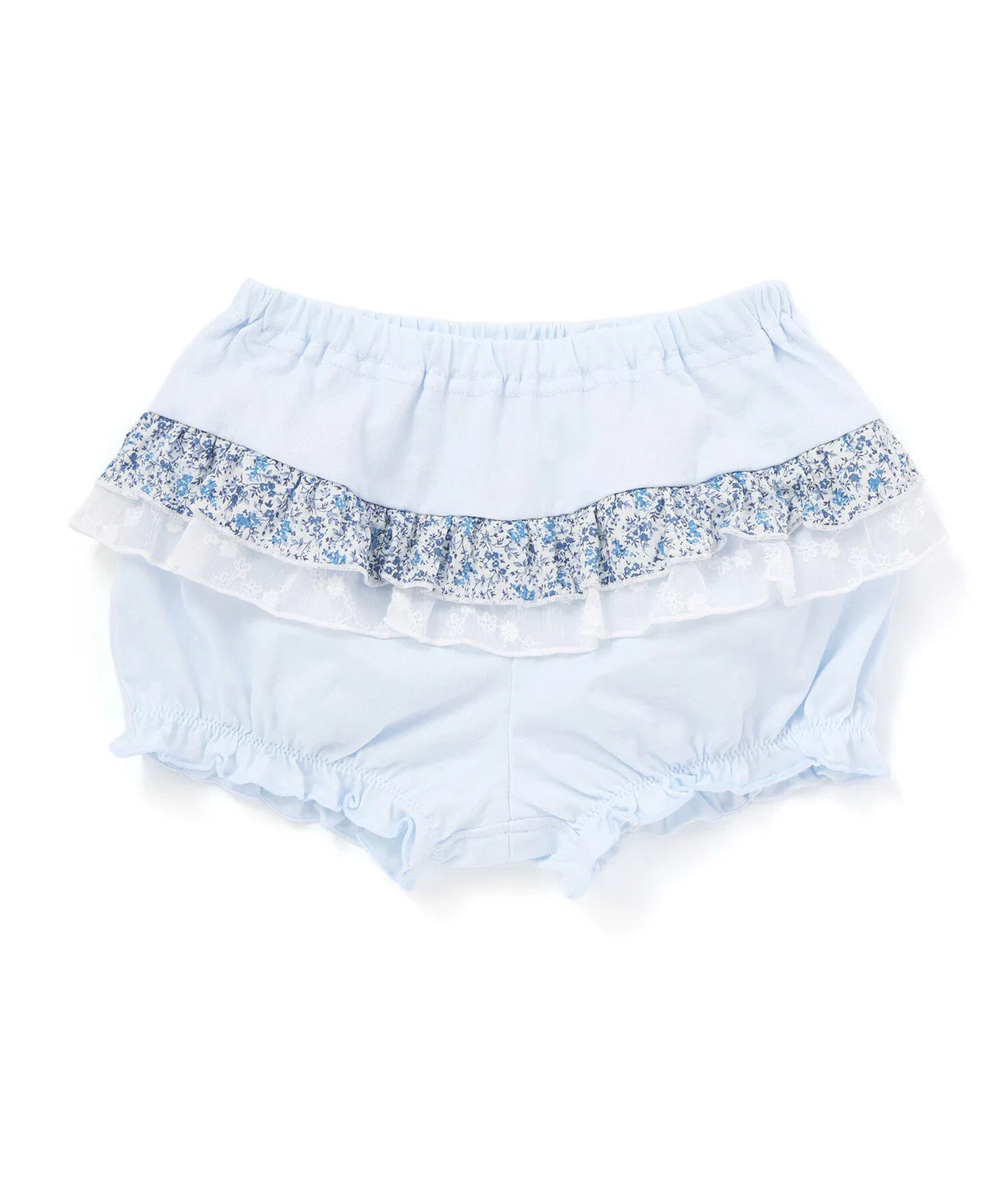 Детские шорты Liberty Print с цветочным принтом и рюшами, Reduction, 60-90 см, синий