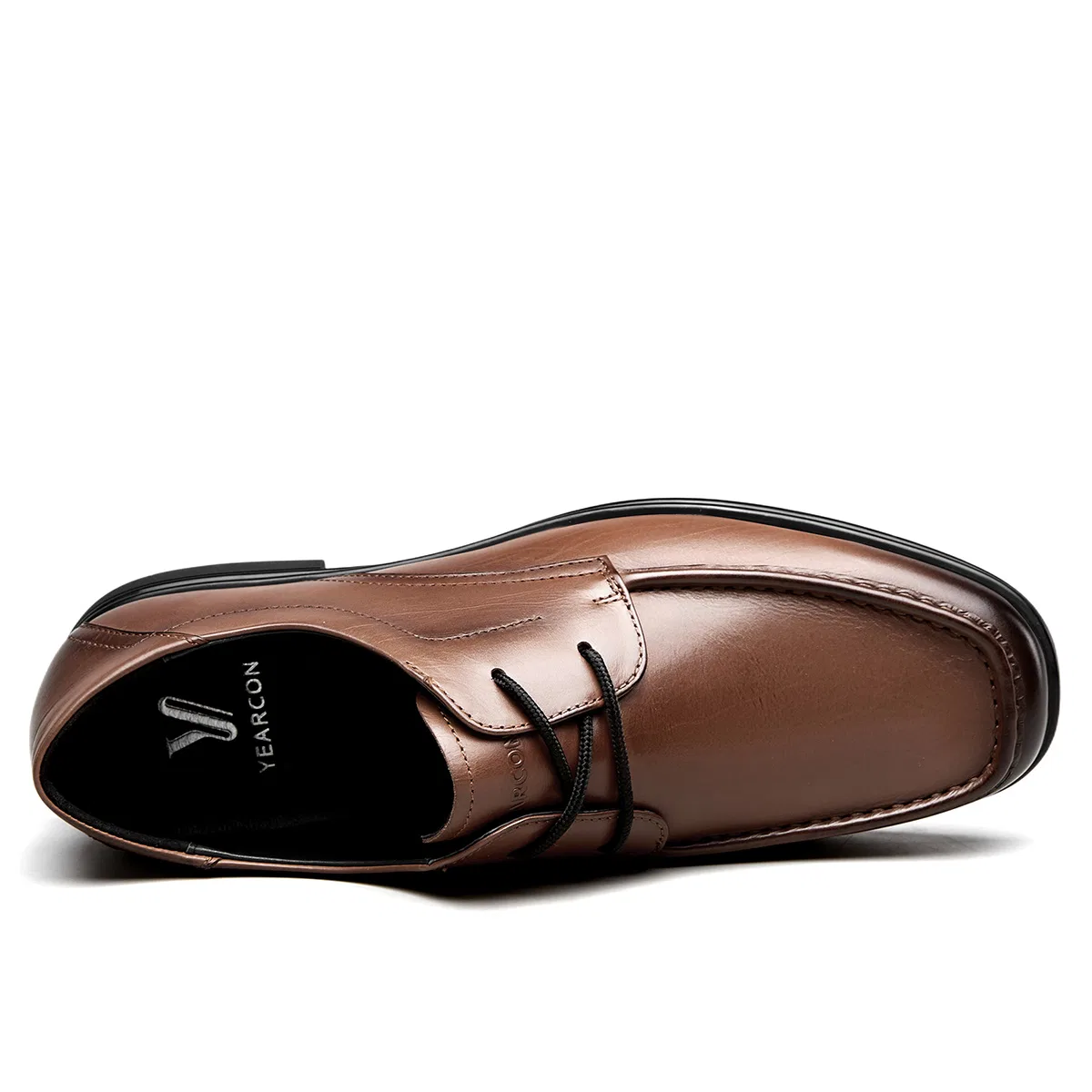 YEARCON Top Grain Cow Leather Men's Casual Shoes Men's — фото 4
