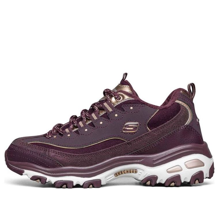 

Кроссовки (WMNS) Skechers D'lites Running Shoes Red 66666078-BURG, разноцветный