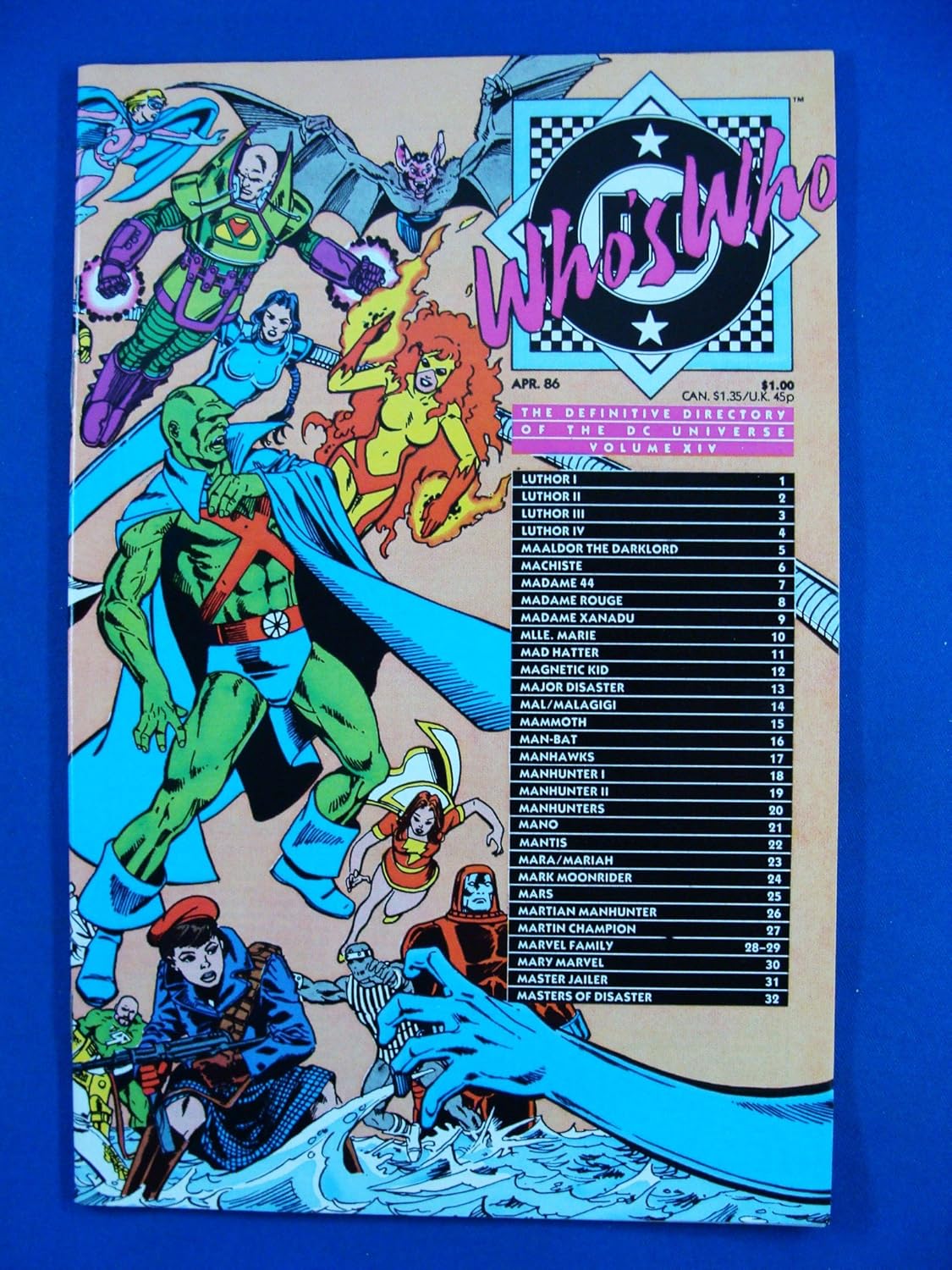 

Who's Who: The Definitive Directory of the DC Universe #14 April 1986 (DC Comics)