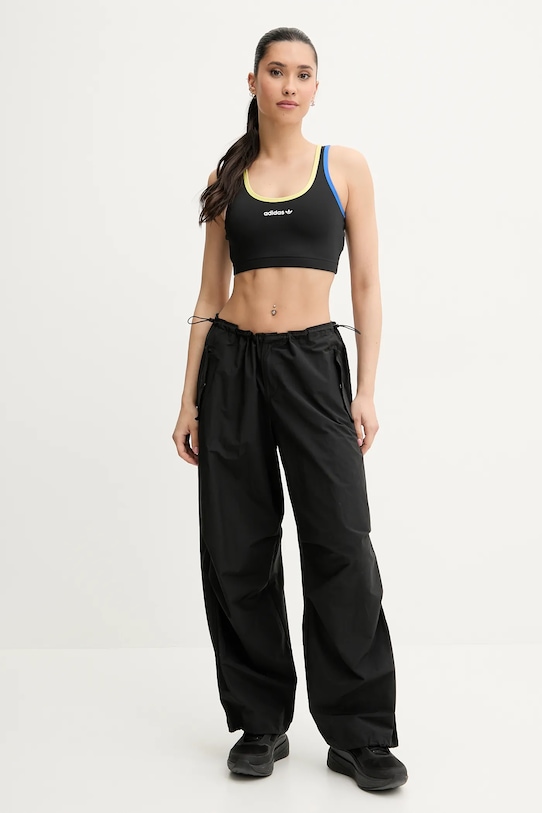 Спортивный бюстгальтер Linear Adidas Originals, черный — фото 2
