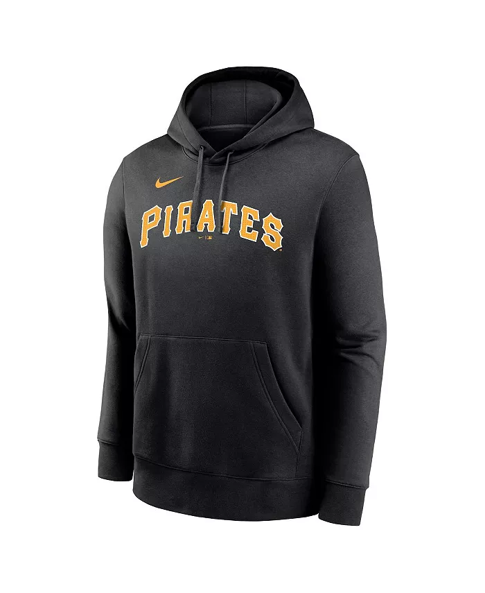 Мужская толстовка с капюшоном Roberto Clemente черная с именем, номером и клубом Pittsburgh Pirates Nike — фото 3