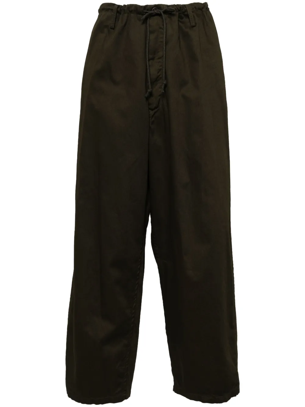 

Брюки свободного кроя Yohji Yamamoto, зеленый