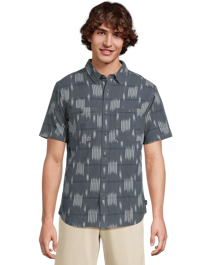 

Рубашка Mountain Hardwear Grove Hide Out Short Sleeve Shirt, цвет Moon Blue Ikat Jacquard