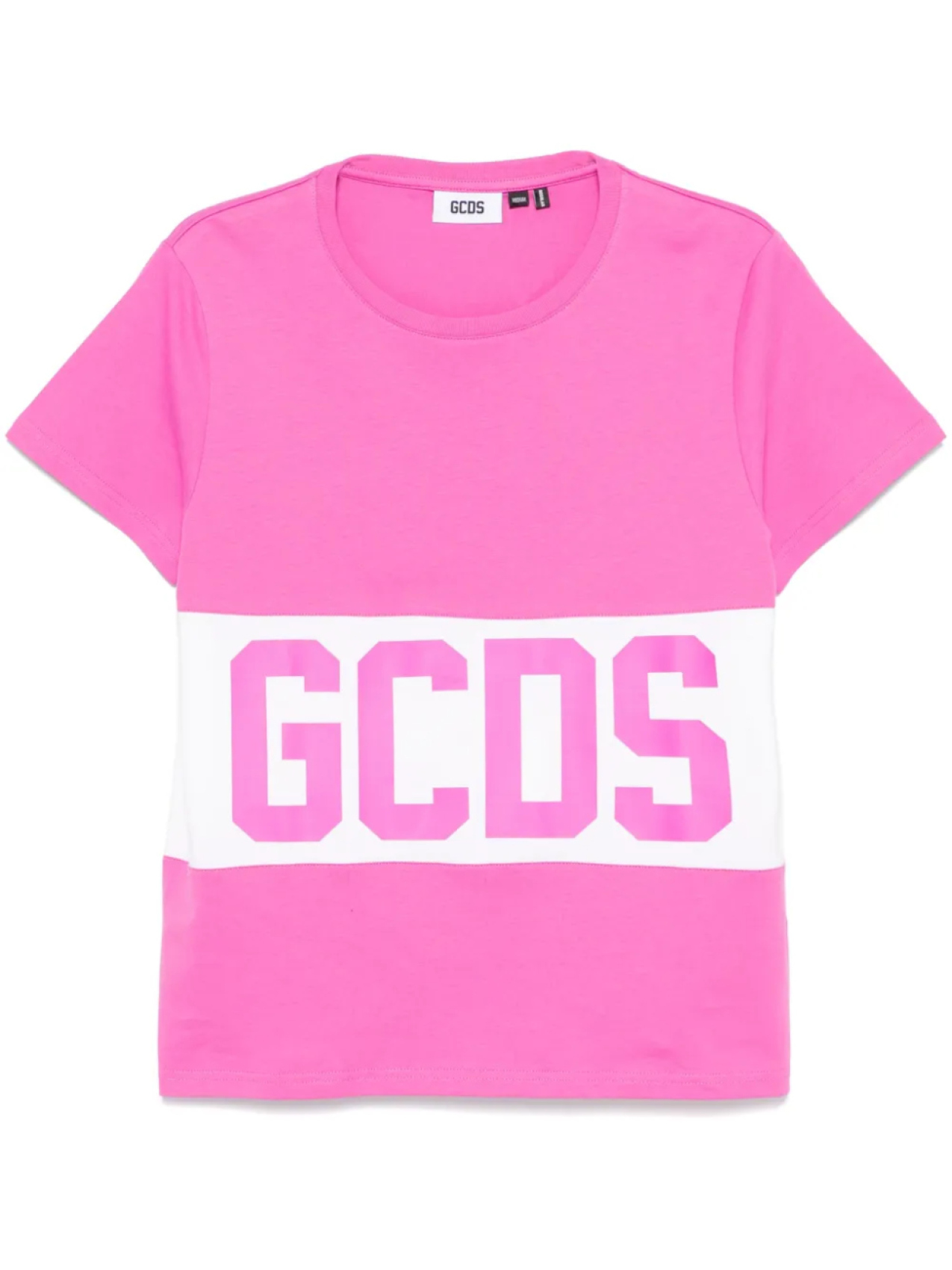 

Футболка с логотипом группы GCDS, розовый