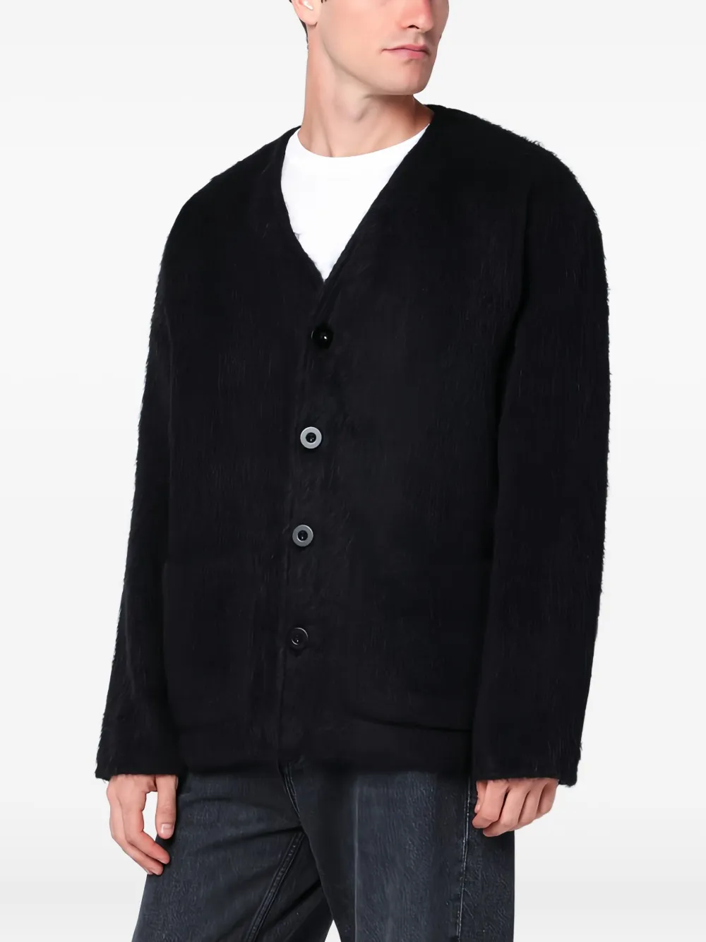 

Кардиган на пуговицах с длинными рукавами Our Legacy, черный