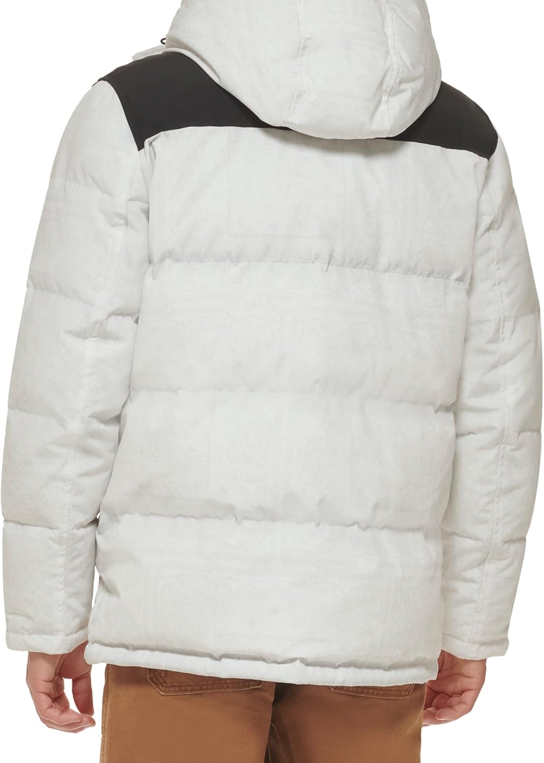 Стеганая парка Levi's для мужчин Arctic Cloth, White Bandana Colorblock — фото 2