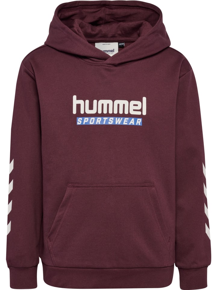 

Детская толстовка с логотипом бордового цвета Hummel