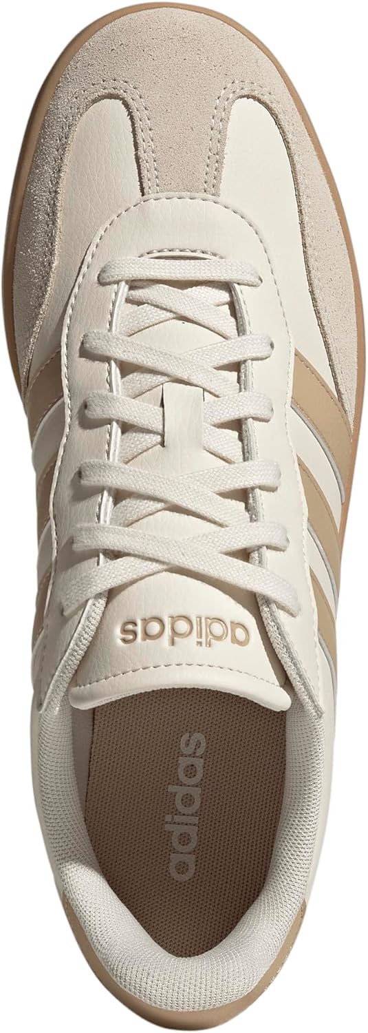 Мужские модные кроссовки Adidas Barreda, Wonder White/Magic Beige/Gum — фото 2
