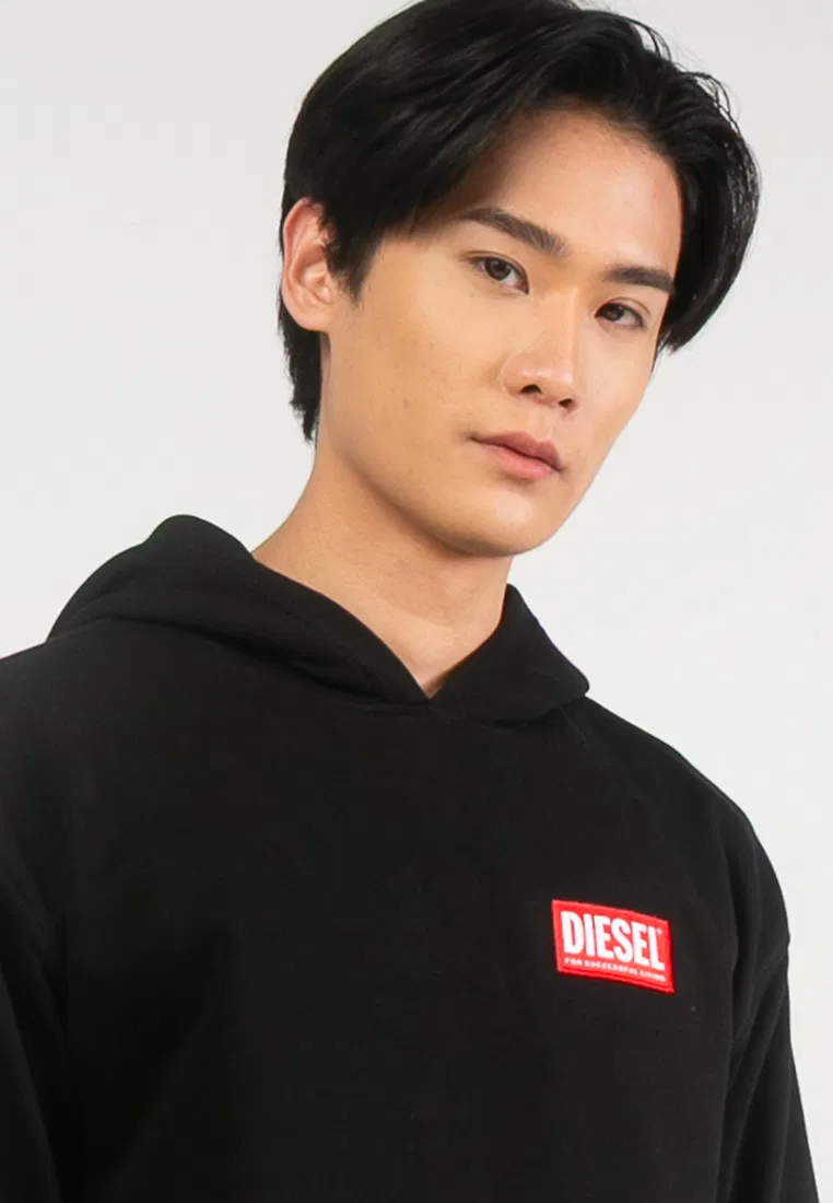 Худи, Box Logo Diesel, черный — фото 3