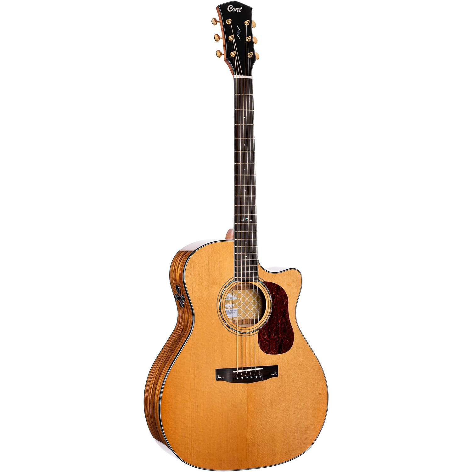 

Акустическая электрогитара Cort Gold Series A6 Auditorium Bocote Natural