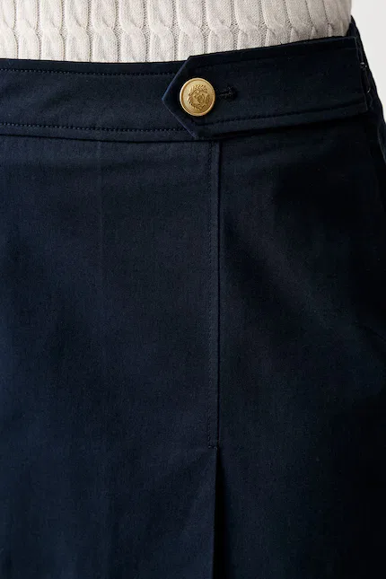 Юбка мини расклешенная Tommy Hilfiger, синий — фото 4