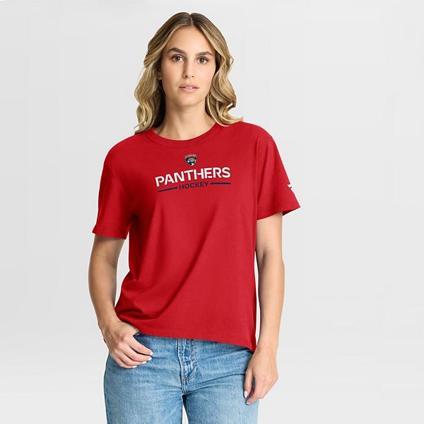 

Женская футболка Florida Panthers authentic pro primary red Fanatics, Красный, Женская футболка Florida Panthers authentic pro primary red Fanatics