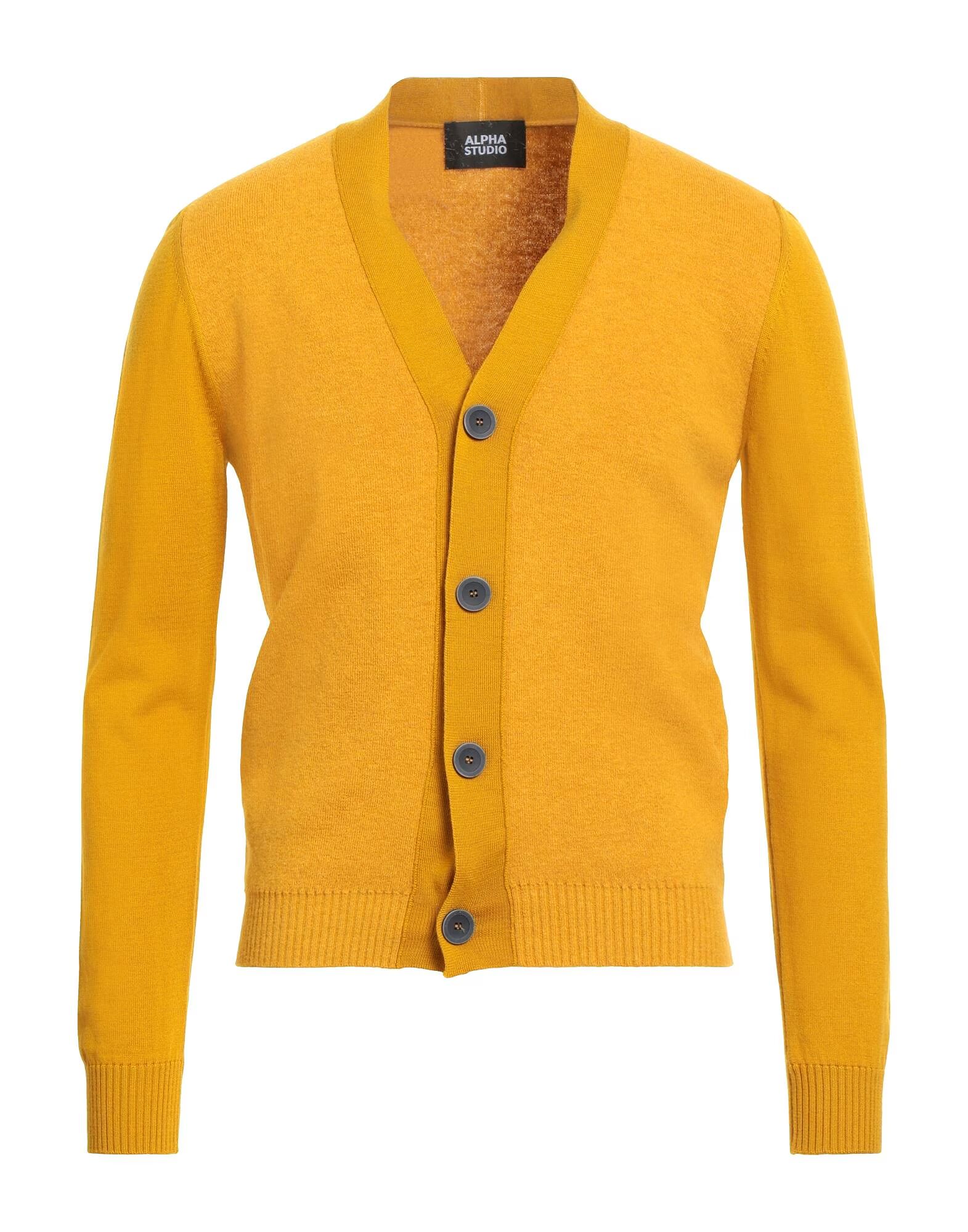 

Кардиган Alpha Studio, горчичный