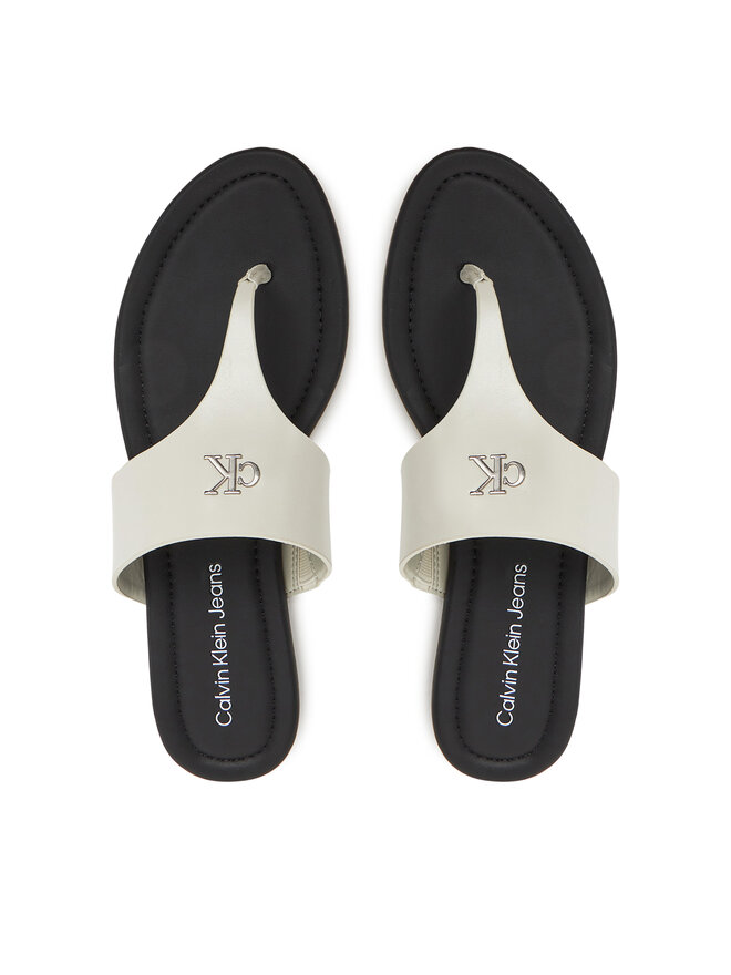 Сланцы Flat Sandal Toepost Mg YW0YW01691 Calvin Klein Jeans, белый
