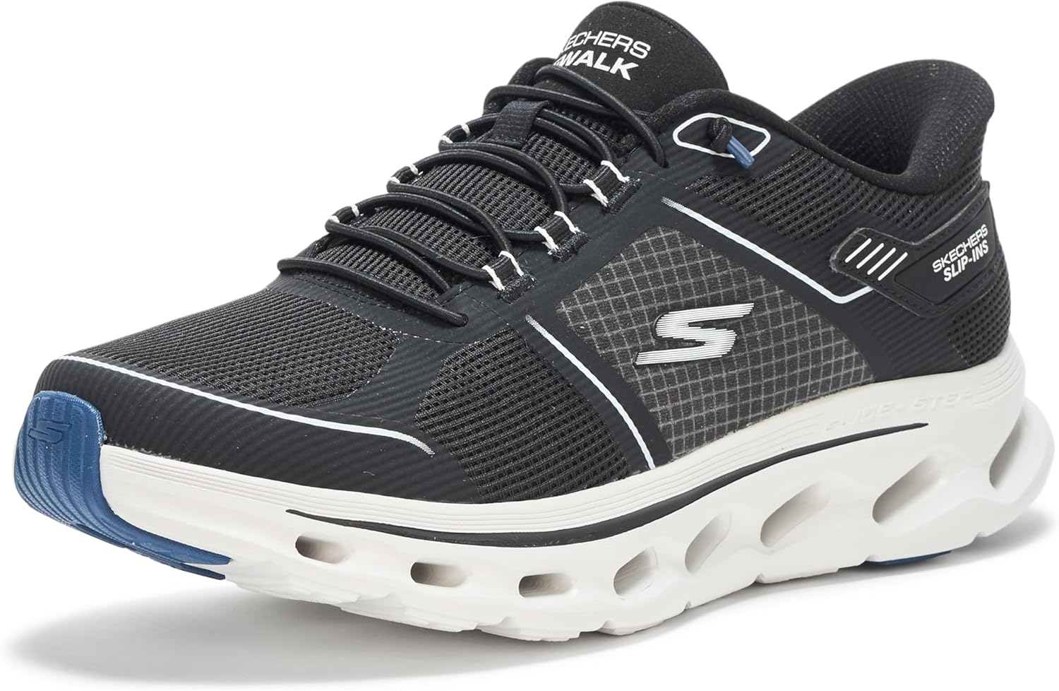 

Мужские кроссовки Skechers Go Walk Glide Step 2.0 с легким надеванием от Zalor, белый/черный