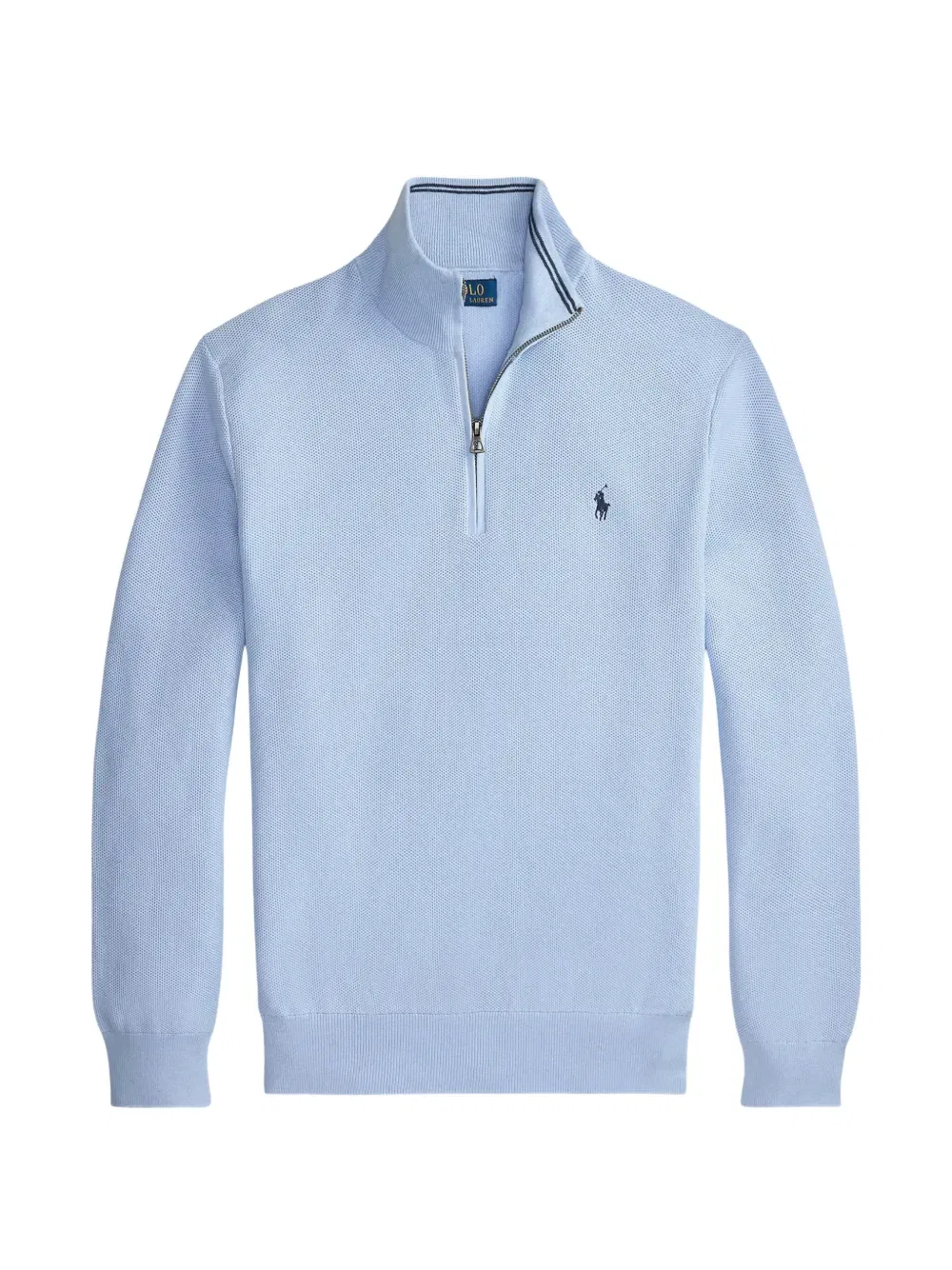 Свитер с застежкой-молнией до середины груди Polo Ralph Lauren, синий