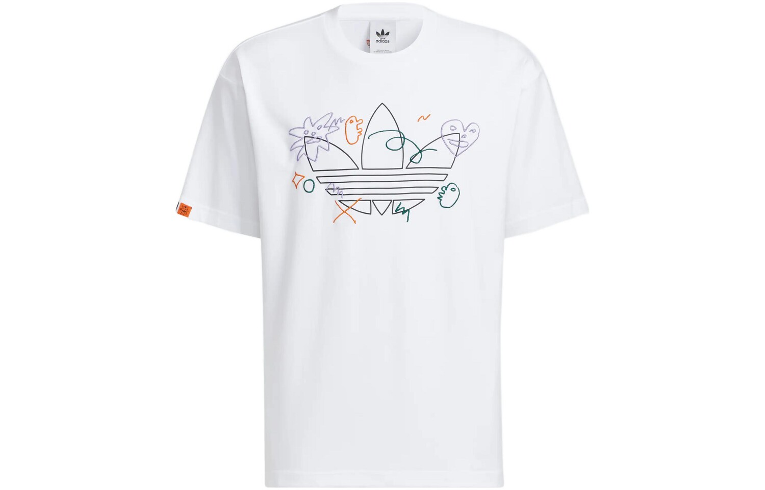 

Футболка унисекс белая Adidas Originals, белый